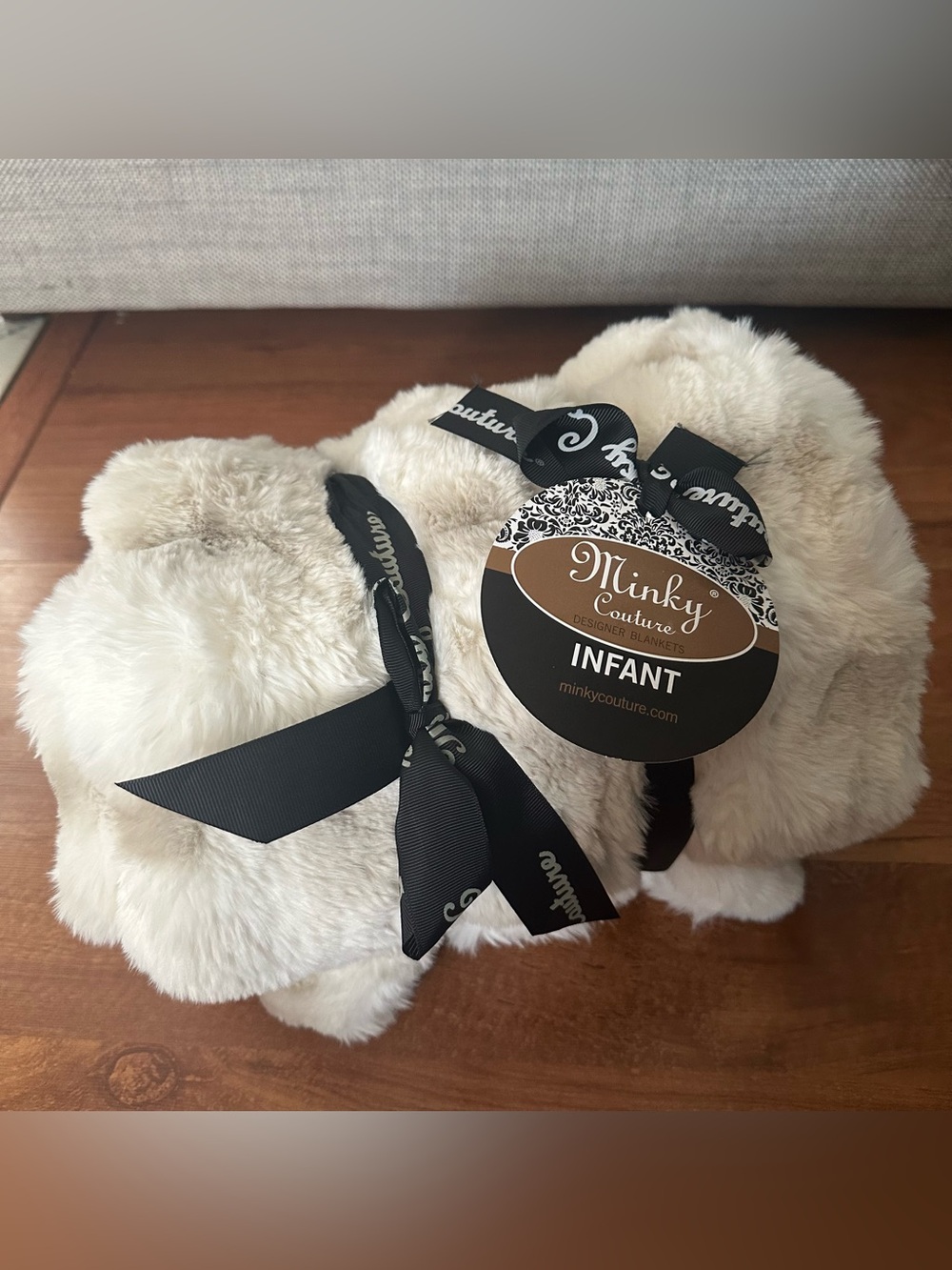 Minky Couture Extreme Ultra Cloud Ancient Scroll Blanket